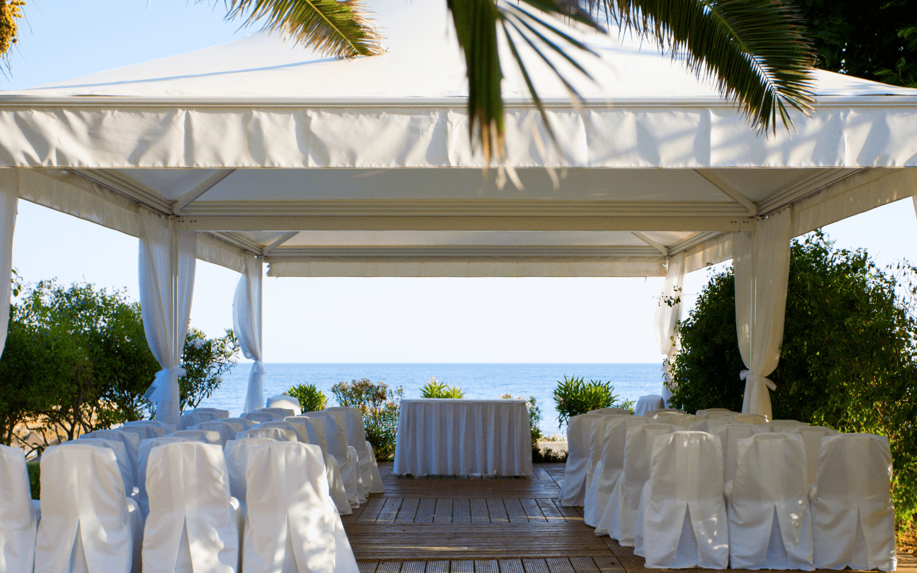 Tenda no Casamento